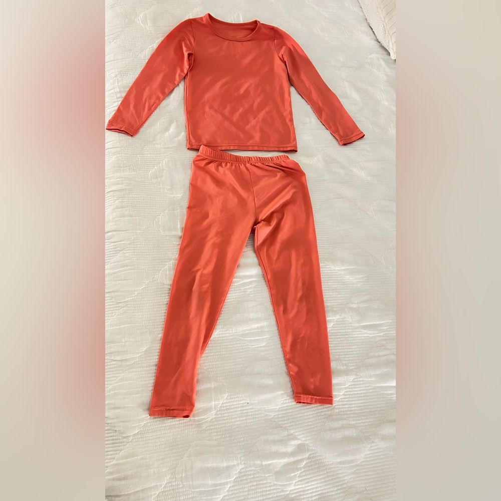 VICHERUB Kids Orange Pajama Set/ ZIZE XS